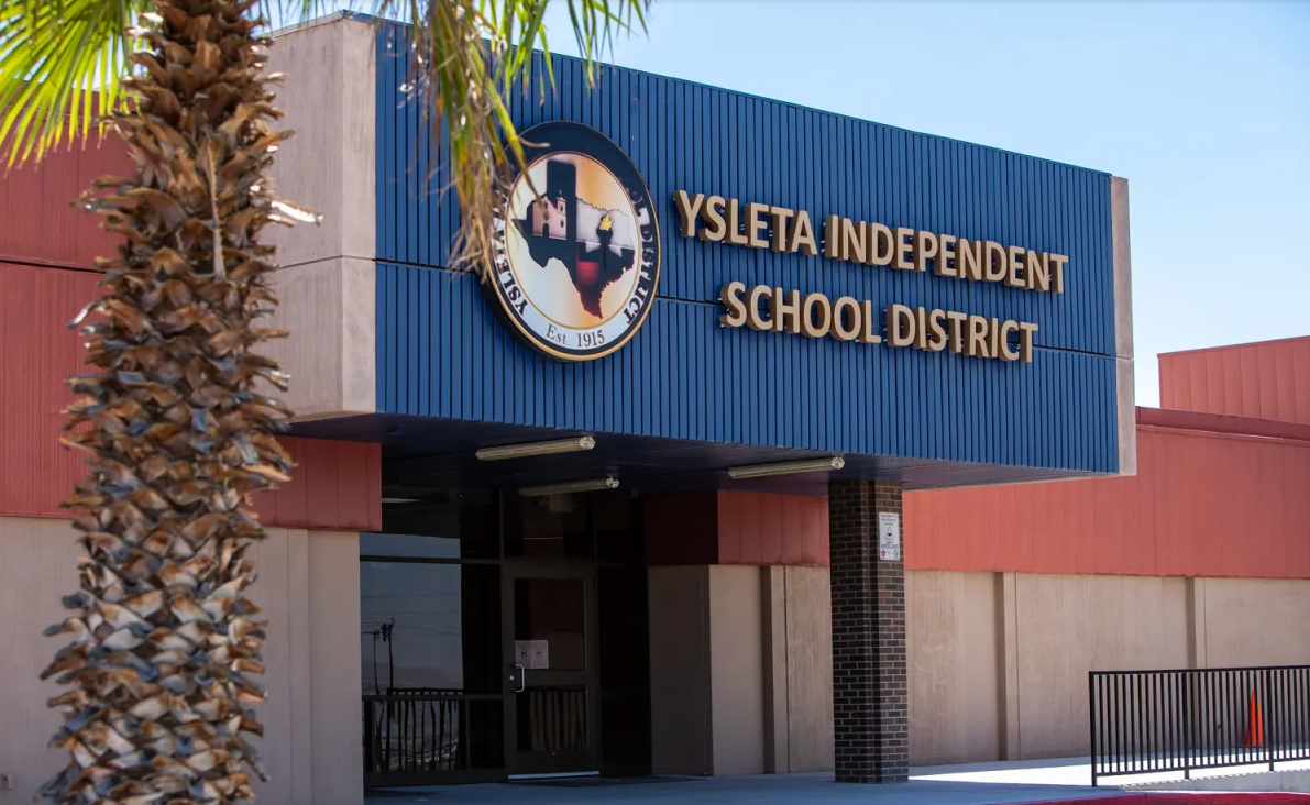 The Ysleta Independent School District headquarters in East El Paso.