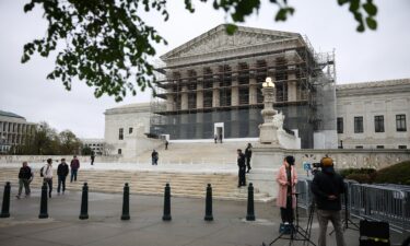The US Supreme Court is seen on April 7 in Washington