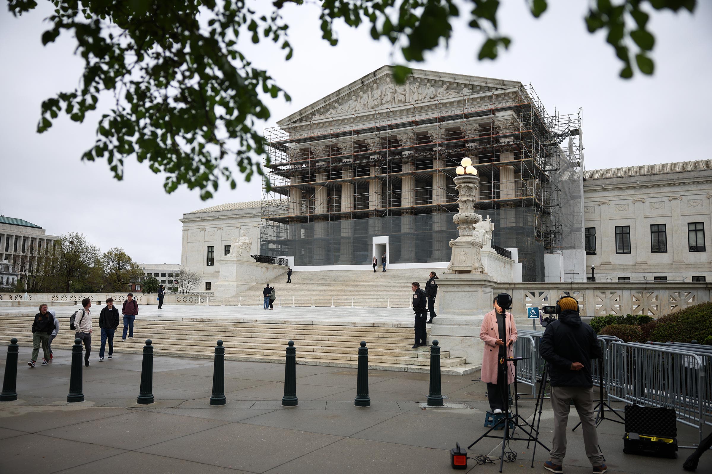 <i>Kayla Bartkowski/Getty Images via CNN Newsource</i><br/>The US Supreme Court is seen on April 7 in Washington