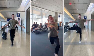 Dancer Blake McGrath sparked an unlikely travel trend when he filmed himself dancing to Celine Dion at the airport.