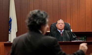 Boston Municipal Court Judge Mark Summerville listens to defense attorney Murat Erkan on March 31 in Boston.
