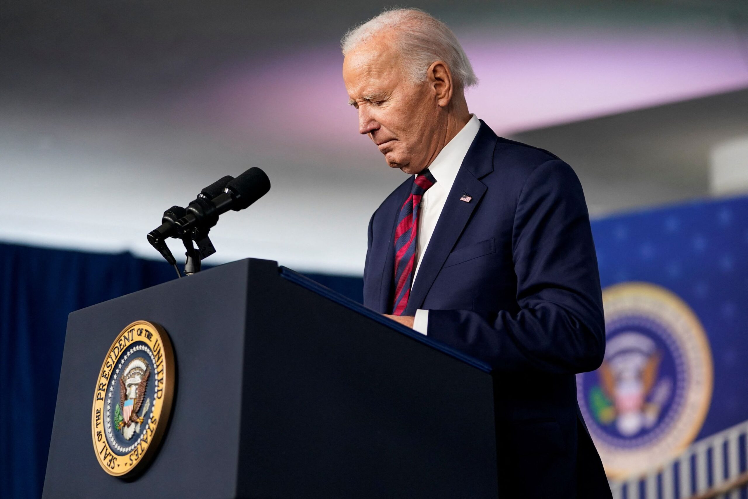 <i>Nathan Howard/Reuters via CNN Newsource</i><br/>Former President Joe Biden was diagnosed with prostate cancer last week.