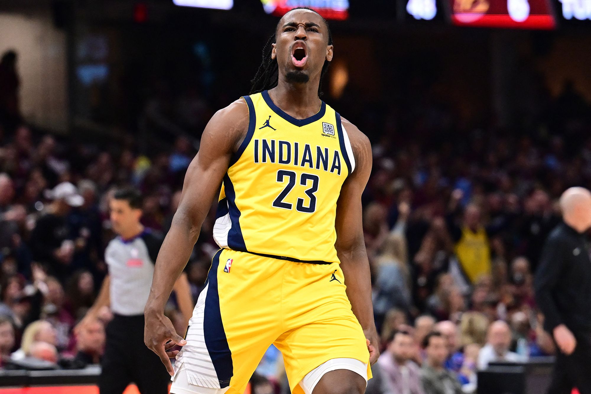 <i>Jason Miller/Getty Images via CNN Newsource</i><br/>The Cavs couldn't get it done despite Mitchell's record.
