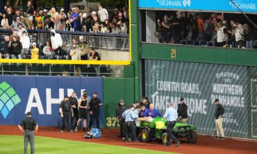 Kavan Markwood was identified as the fan who fell onto the field at PNC Park last week.