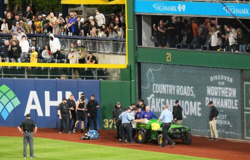 Kavan Markwood was identified as the fan who fell onto the field at PNC Park last week.