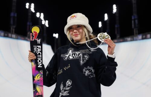 Lindsey Vonn returned to skiing after undergoing a successful partial knee replacement.