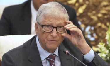 Microsoft co-founder Bill Gates during a meeting with Indonesian President Prabowo Subianto at Merdeka Palace in Jakarta