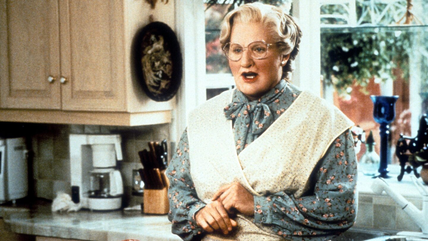 <i>Snap/Shutterstock via CNN Newsource</i><br/>Pierce Brosnan and Robin Williams co-starred in the 1993 film