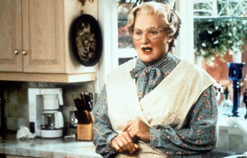 Pierce Brosnan and Robin Williams co-starred in the 1993 film "Mrs. Doubtfire."