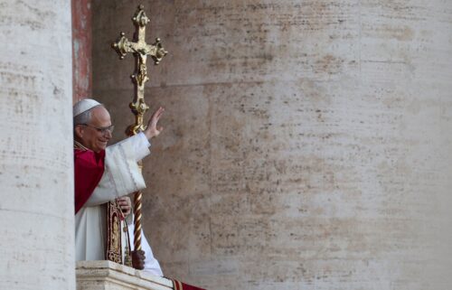 Newly elected Pope Leo XIV