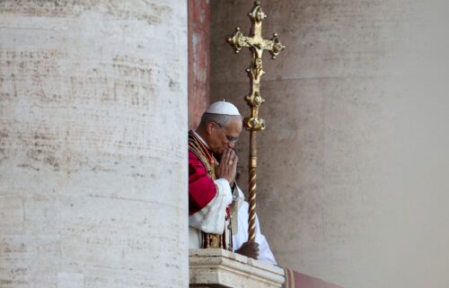 Newly elected Pope Leo XIV