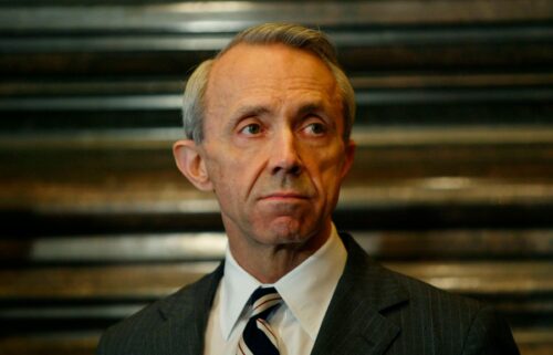 Supreme Court Associate Justice David H. Souter attends a news conference at the Supreme Court in May 2003 in Washington