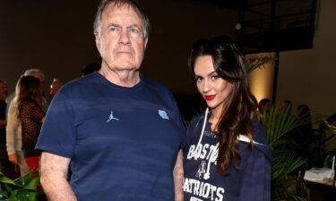 Bill Belichick and Jordon Hudson attend Michael Rubin's 2025 Fanatics Super Bowl Party at The Sugar Mill on February 8.
