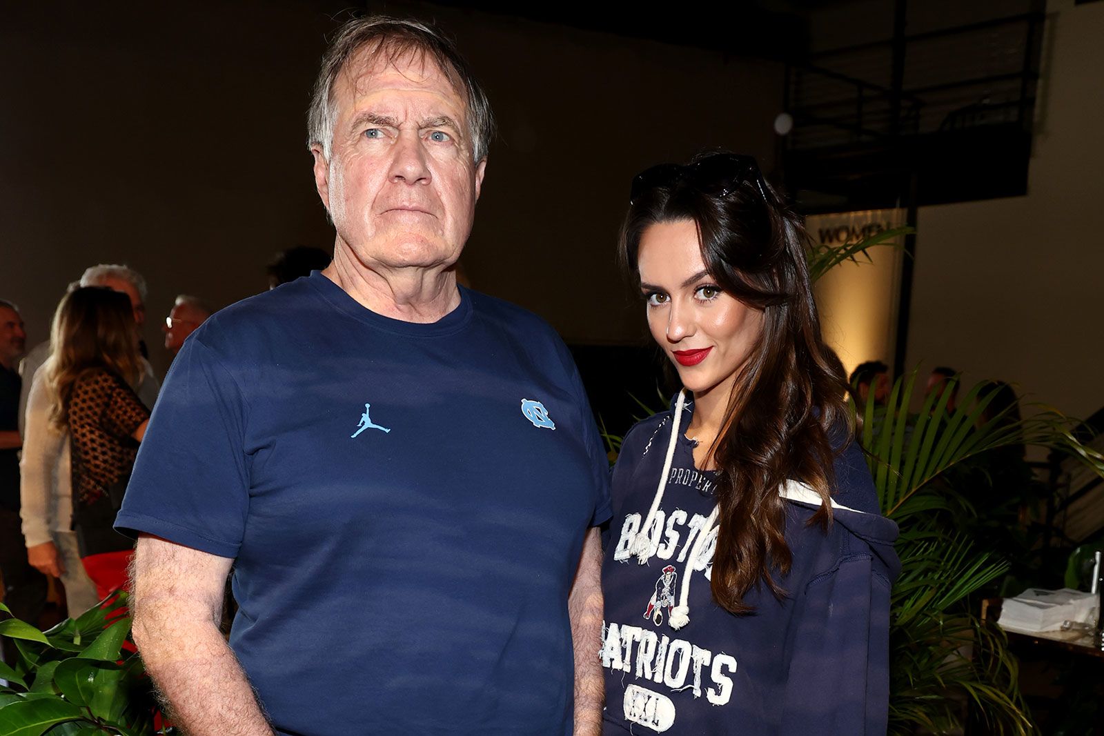 <i>Mike Coppola/Getty Images/File via CNN Newsource</i><br/>Bill Belichick and Jordon Hudson attend Michael Rubin's 2025 Fanatics Super Bowl Party at The Sugar Mill on February 8.