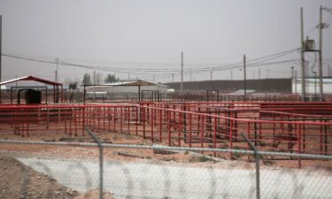 Livestock areas sit empty in Ciudad Juarez