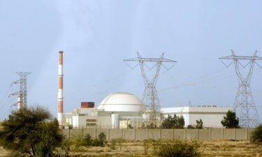 A general view shows the reactor at the nuclear power plant in Bushehr