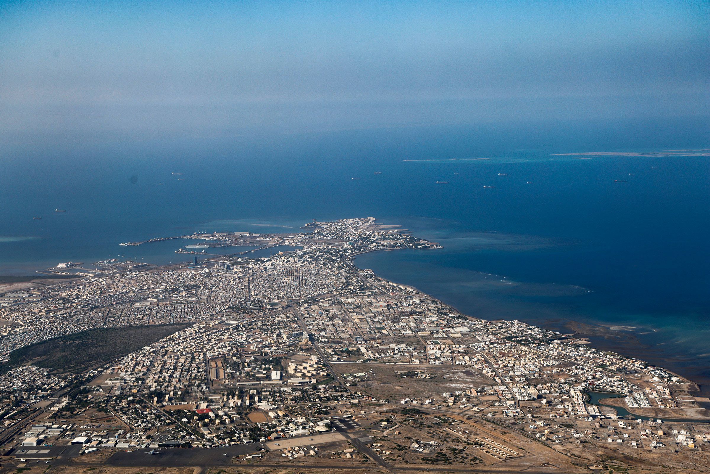 <i>Ludovic Marin/AFP/Getty Images via CNN Newsource</i><br/>This aerial photo shows Djibouti
