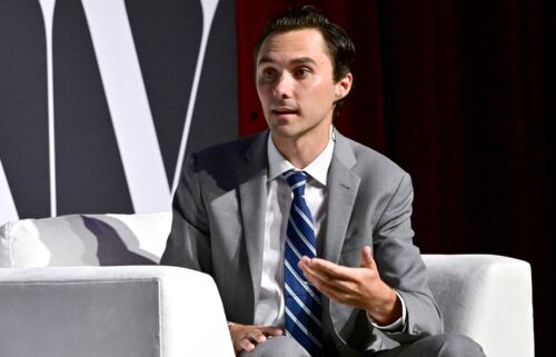 David Hogg speaks onstage during the Fast Company Innovation Festival 2024 at BMCC Tribeca PAC in September 2024 in New York City.
