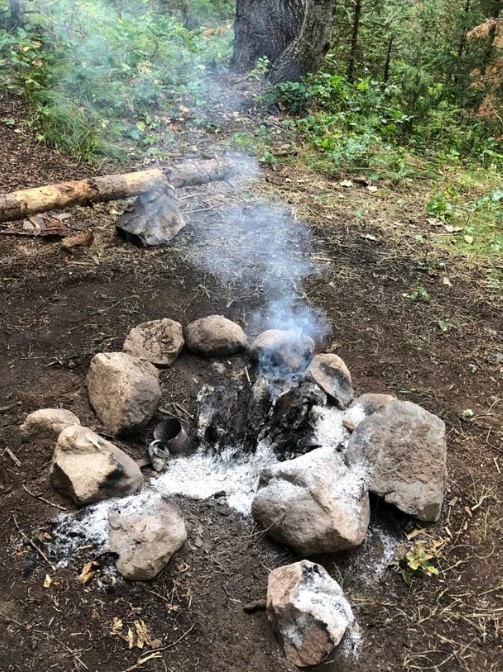 <i>USFS/KCNC via CNN Newsource</i><br/>U.S. Forest Service firefighters found 24 abandoned campfires