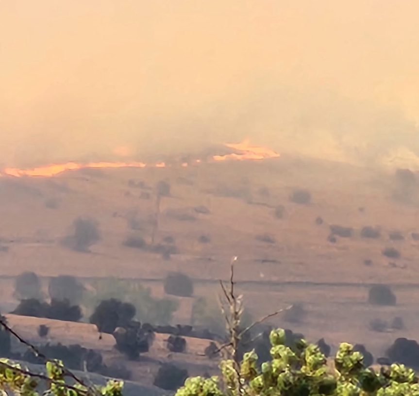 Camp fire near Fort Stanton - KVIA