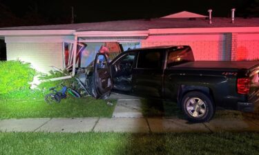 The Oakland County Sheriff's Office said three children were trapped in an apartment after a truck crashed into it early Saturday morning in Pontiac.