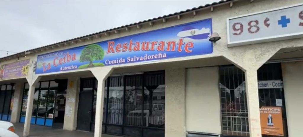 <i>KCAL/KCBS via CNN Newsource</i><br/>La Ceiba Restaurante y Pupuseria in Compton served up more than pupusas on Saturday as owner Elizabeth Mendoza and her staff offered compassion and aid to protesters and sheriff deputies alike