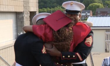 Victoria Goodlow got the best graduation gift a sister could ask for. Her brothers
