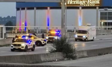 A motorcyclist has died after crashing and falling over the side of the US-50 overpass in downtown Cincinnati Tuesday night.