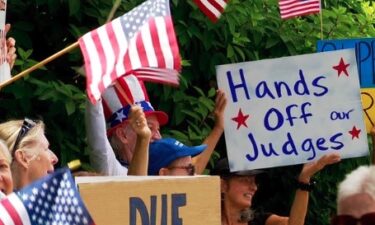 A protest in Brevard