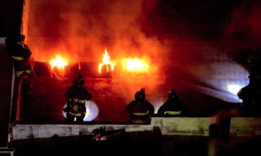 Dozens of Oakland firefighters responded to an early morning fire on International Boulevard on June 15.