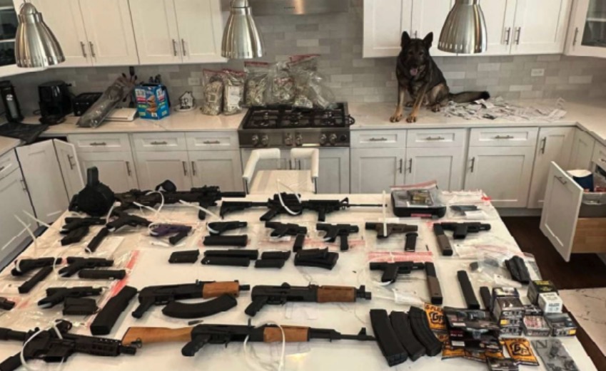<i>Department of Justice via CNN Newsource</i><br/>Federal agents raided a house in the southwest Chicago suburb of Frankfort