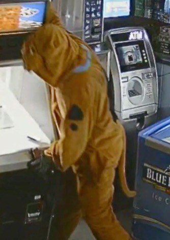 <i>Tuscaloosa Police Department via CNN Newsource</i><br/>Gas up The Mystery Machine. It looks like the Tuscaloosa Police Department has another mystery on its hands. Tuscaloosa Police are searching for a Scooby Doo suit-wearing burglar.