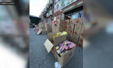 A man was arrested after fire officials seized about $250