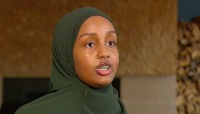<i>WCCO via CNN Newsource</i><br/>Sabrin Khalif has had a busy month. She just graduated simultaneously with an Associate's of Liberal Arts and Sciences from Anoka Ramsey Community College and a high school diploma from Irondale High School.