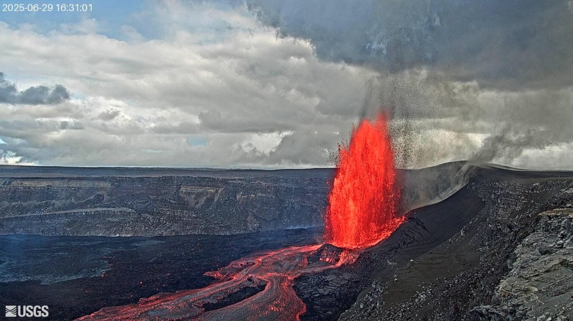 <i>USGS via CNN Newsource</i><br/>The 27th episode of Kilauea started on June 29 morning. USGS reported that the episode officially started around 9 a.m.