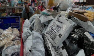 A Bronx store has gone viral after re-selling packages from retailers like Amazon and Walmart for just $4.