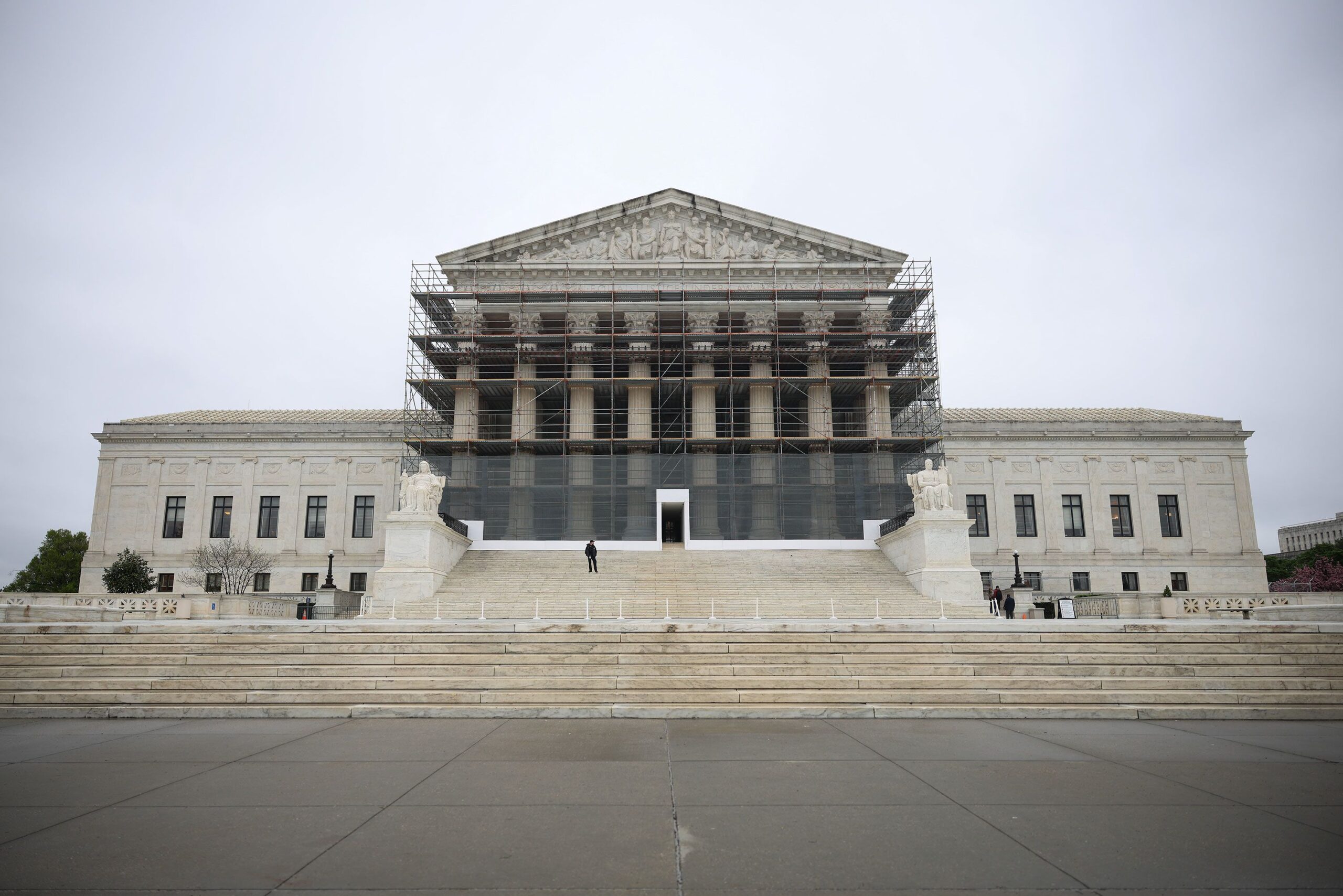 <i>Kayla Bartkowski/Getty Images via CNN Newsource</i><br/>The U.S. Supreme Court is seen on April 07
