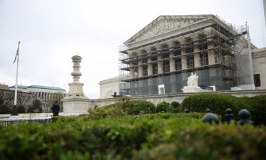 The U.S. Supreme Court is seen on April 07