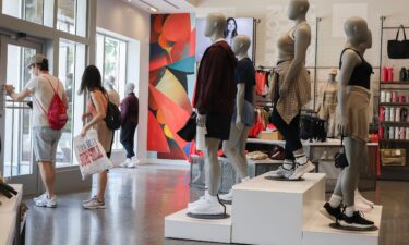 A Lululemon store in Miami Beach