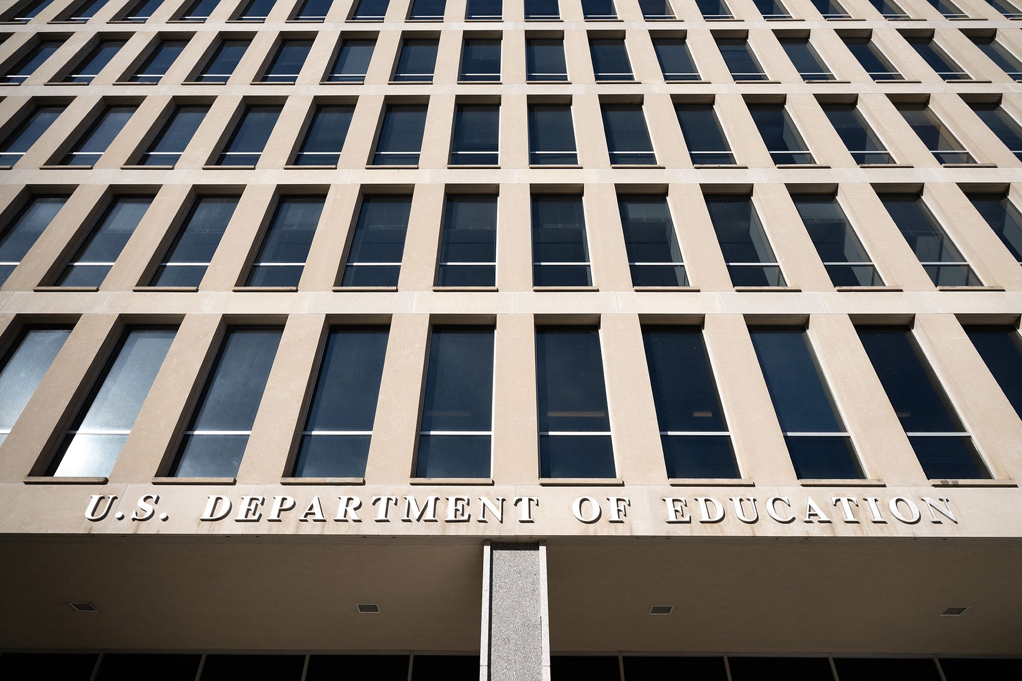 <i>Saul Loeb/AFP/Getty Images via CNN Newsource</i><br/>The US Department of Education building is seen in Washington