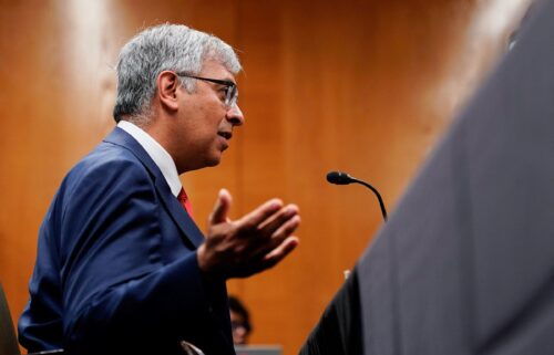 National Institutes of Health Director Dr. Jay Bhattacharya faced questions from the Senate Appropriations Committee on Tuesday.