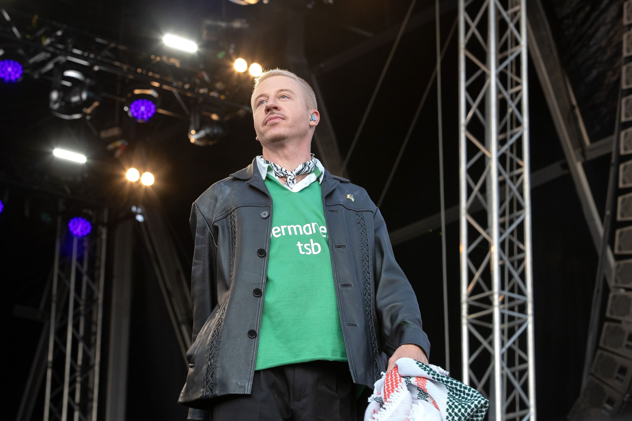 <i>Kieran Frost/Redferns/Getty Images via CNN Newsource</i><br/>Macklemore performing on June 4 in Dublin.
