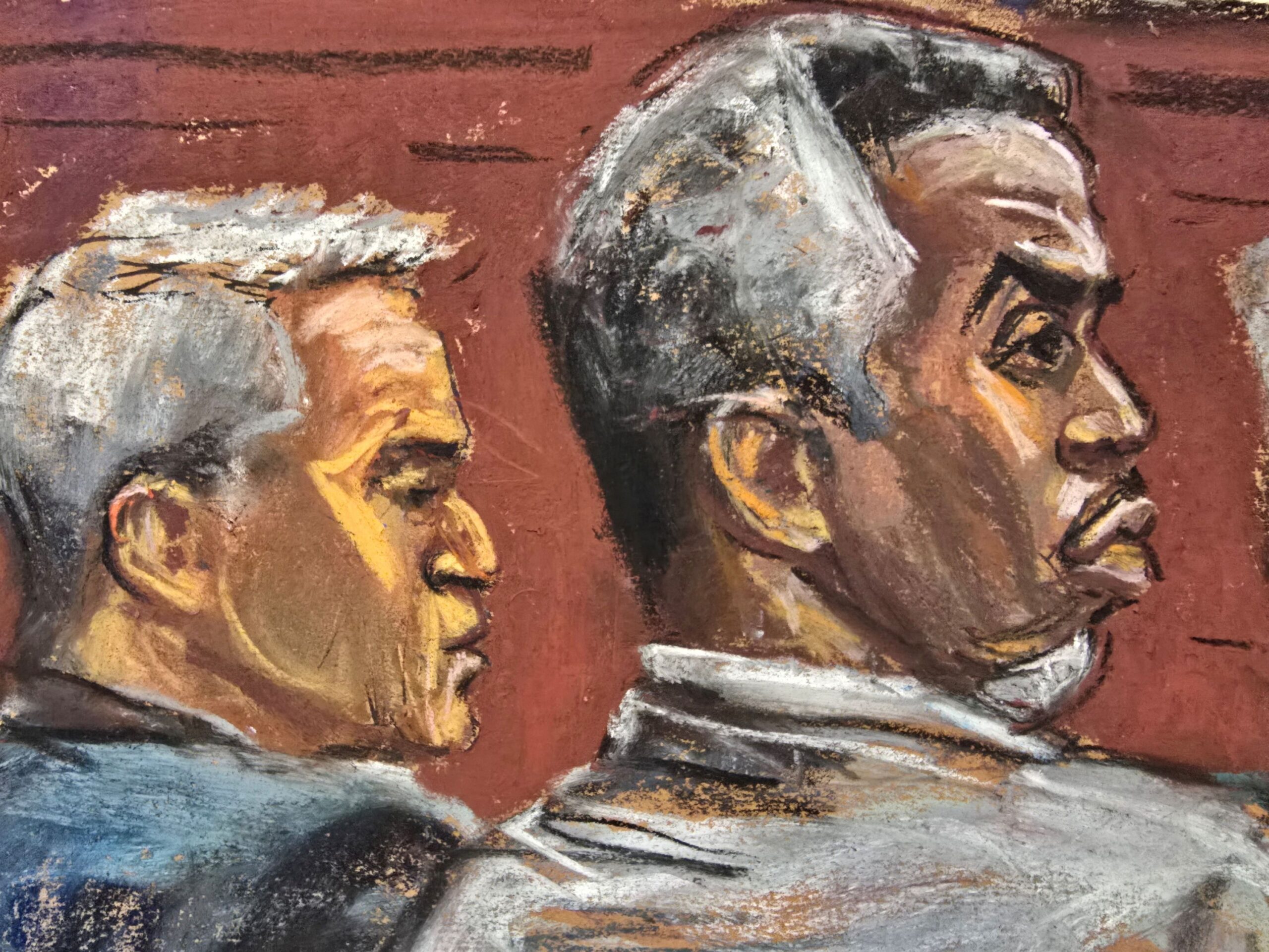 <i>Jane Rosenberg/Reuters via CNN Newsource</i><br/>Combs listens to the cross-examination of Casandra "Cassie" Ventura on May 15.