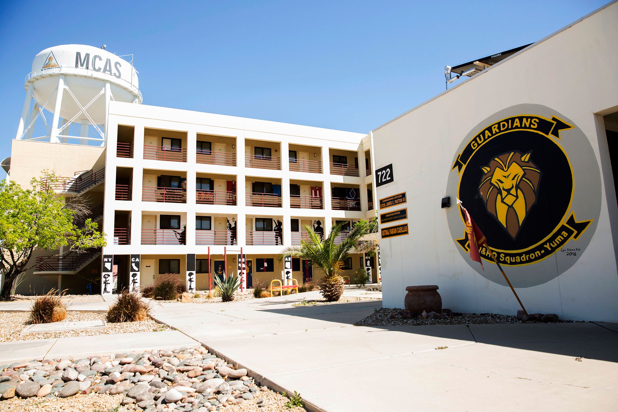 <i>Cpl. Sabrina Candiaflores/US Marine Corps/AP via CNN Newsource</i><br/>This March 2019 photo released by the US Marine Corps shows the Marine Corps Air Station Squadron barracks at the Marine Corps Air Station (MCAS) in Yuma