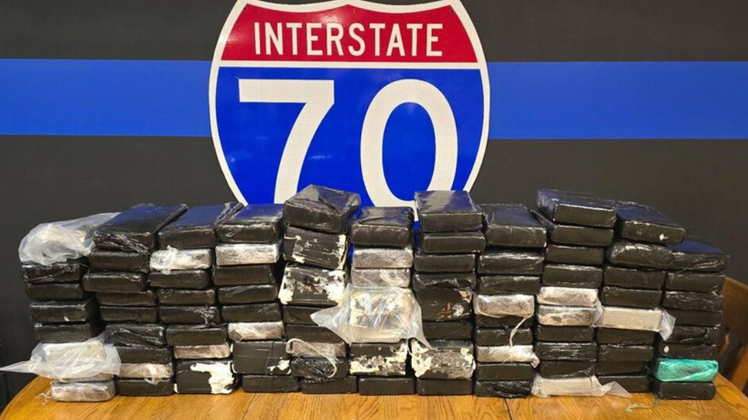 <i>Geary County Sheriff's Office/KAKE via CNN Newsource</i><br/>A traffic stop of a commercial vehicle in Geary County