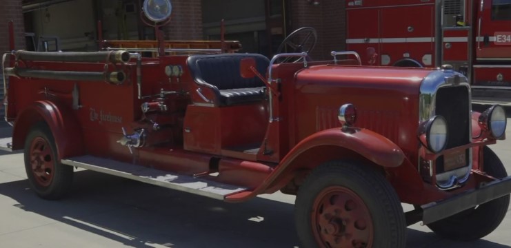 <i>KOVR via CNN Newsource</i><br/>A nearly century-old fire engine is back where it first went into service: Yuba City.