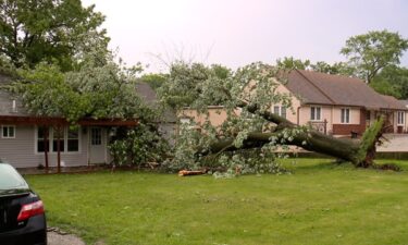 A line of severe storms moved through the Kansas City area Tuesday afternoon