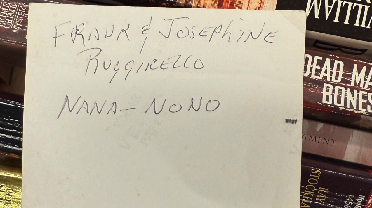 <i>WXYZ via CNN Newsource</i><br/>A volunteer at the Sterling Heights Public Library found an old wedding photo inside of a book.