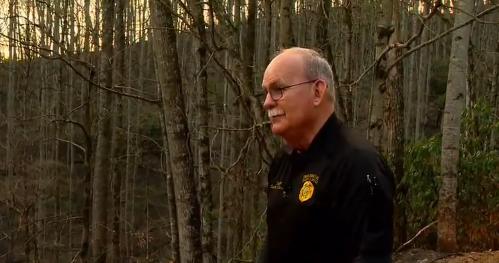 <i>WLOS via CNN Newsource</i><br/>A file image of Swain County Sheriff Curtis Cochran.