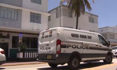 Crime technicians spent hours at the scene of the takedown